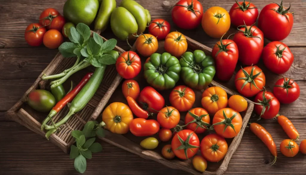 Cesta de alimentos orgânicos com etiquetas, destacando frescor e qualidade para escolha saudável, ideal para ilustrar artigo sobre Sabor e Saúde.